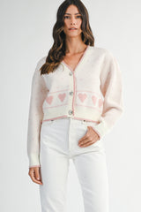 ELIZABETH JACQUARD KNIT CARDIGAN