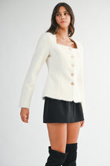 NERISSA JEWEL BUTTON BOUCLE JACKET