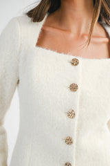 NERISSA JEWEL BUTTON BOUCLE JACKET