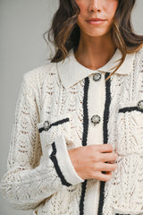 CELESTIA KNITTED CARDIGAN JACKET