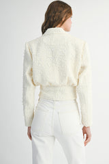 CAMRYN TEXTURED TWEED JACKET