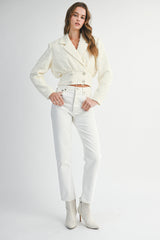 CAMRYN TEXTURED TWEED JACKET