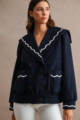 MADISYN DOUBLE BREASTED SHORT COAT