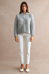 ANAYA COLLARED OVERSIZED CARDIGAN