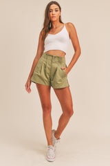 MELALONIE WAISTBAND SHORT