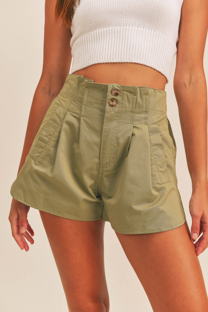 MELALONIE WAISTBAND SHORT