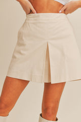 ALAINA SPLIT FRONT SKORT