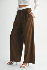 PERSEPHONE PIN STRIPE PANTS