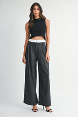 PERSEPHONE PIN STRIPE PANTS