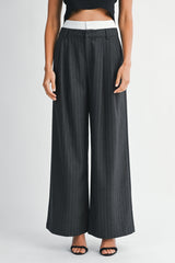 PERSEPHONE PIN STRIPE PANTS