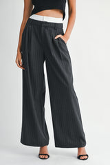 PERSEPHONE PIN STRIPE PANTS