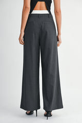 PERSEPHONE PIN STRIPE PANTS