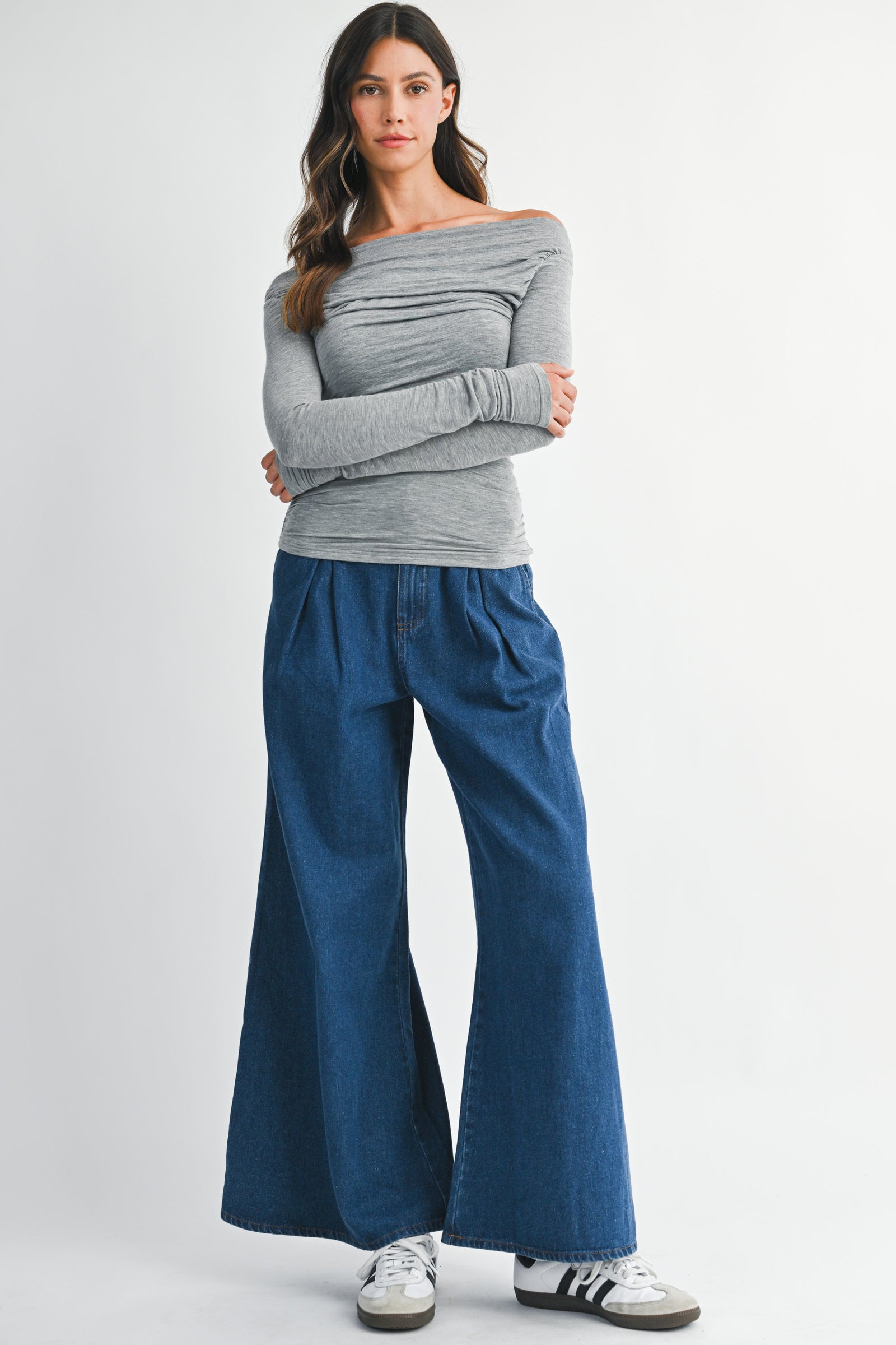 AINHOA WIDE LEG DENIM JEAN – Mable Clothing