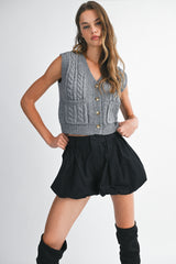 MARIONA BUBBLE HEM SHORTS