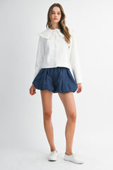 MARIONA BUBBLE HEM SHORTS