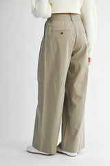 CAROLINA PLEATED WIDE LEG TROUSERS