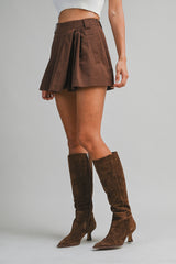 CARMEN FRONT PLEATED SKORT