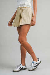 CARMEN FRONT PLEATED SKORT