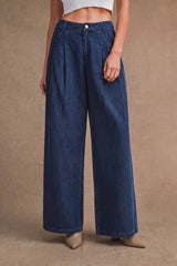 SKYE DRAW STRING DENIM PANTS
