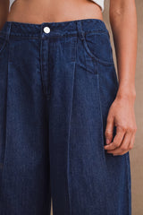 SKYE DRAW STRING DENIM PANTS