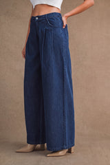 SKYE DRAW STRING DENIM PANTS