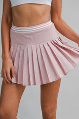 PERSIS  PLEATED WRAP SKORT