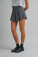 NINA PLEATED MINI SKORT