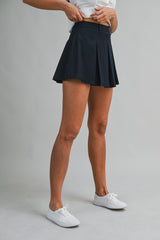 NINA PLEATED MINI SKORT