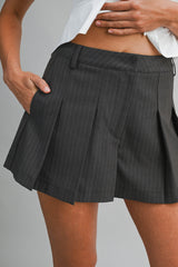ROBIN STRIPE PLATED SHORTS
