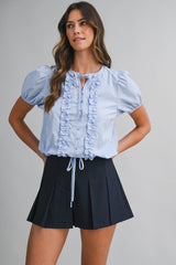 ROBIN STRIPE PLATED SHORTS