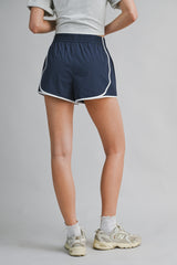 JOVANA CONTRAST BINDING NYLON SHORTS