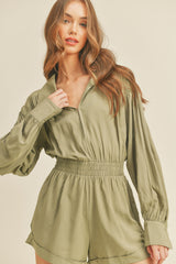 CHIARA DRES SHIRT LIKE ROMPER