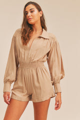 CHIARA DRES SHIRT LIKE ROMPER