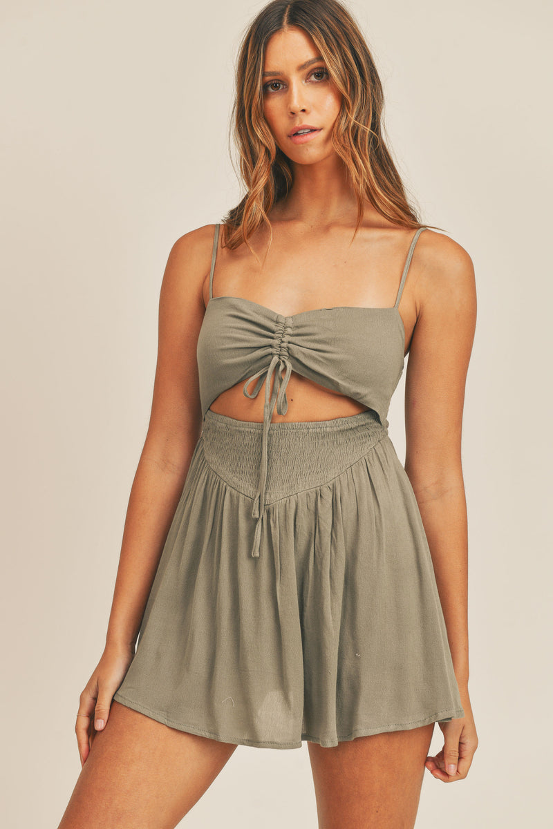 SOLANA TUBE TOP ROMPER