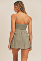 SOLANA TUBE TOP ROMPER