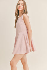 MELODY FLARED SLEEVELESS ROMPER