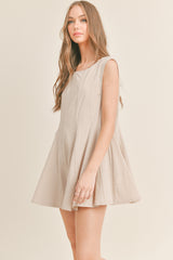 MELODY FLARED SLEEVELESS ROMPER