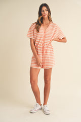 GRETEL DRAWSTRING WAIST ROMPER