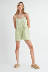 SHILOH EMBROIDERED ROMPER