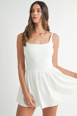 CHANA SCUBA BACK CUT OUT ROMPER