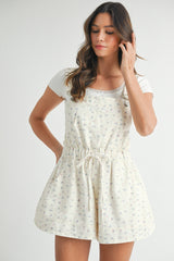 HALEN OVERALL ROMPER WITH BACK TIE