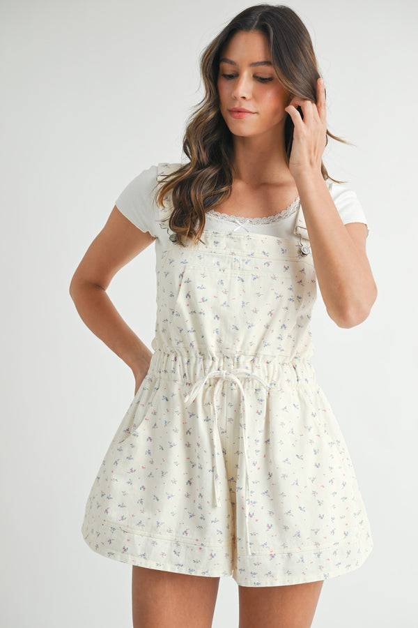 HALEN OVERALL ROMPER WITH BACK TIE