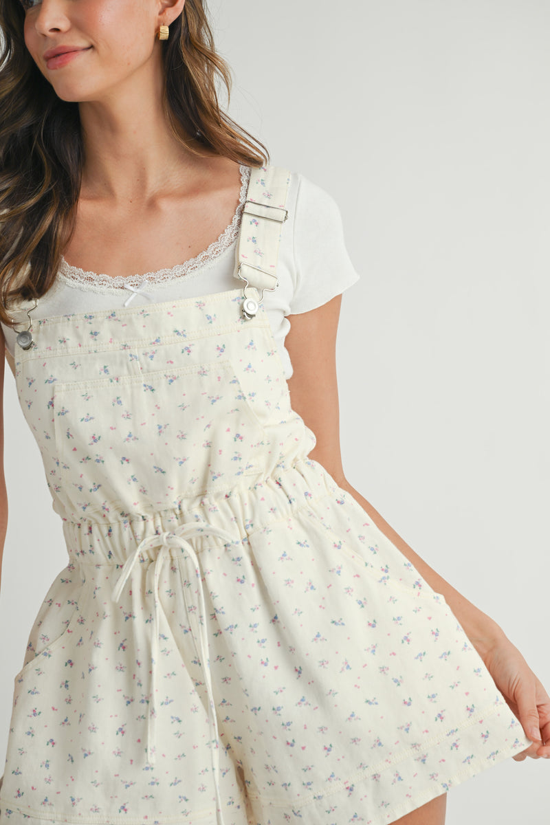HALEN OVERALL ROMPER WITH BACK TIE