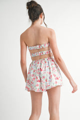 BRIGHTON TUBE OPEN BACK ROMPER