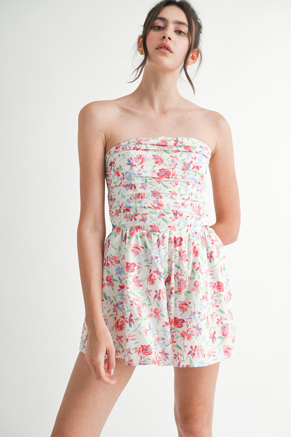 BRIGHTON TUBE OPEN BACK ROMPER