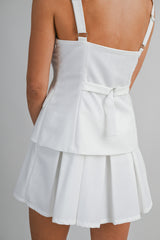 KIMBERLY FRONT BUTTON CLOSURE SUIT ROMPER