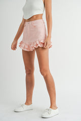 KEHLANI MINI RUFFLES SKIRT
