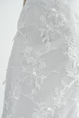 JESSAMINE FLORAL TEXTURED MIDI SKIRT