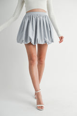 GEORGIA STRIPE BUBBLE HEM MINI SKIRT