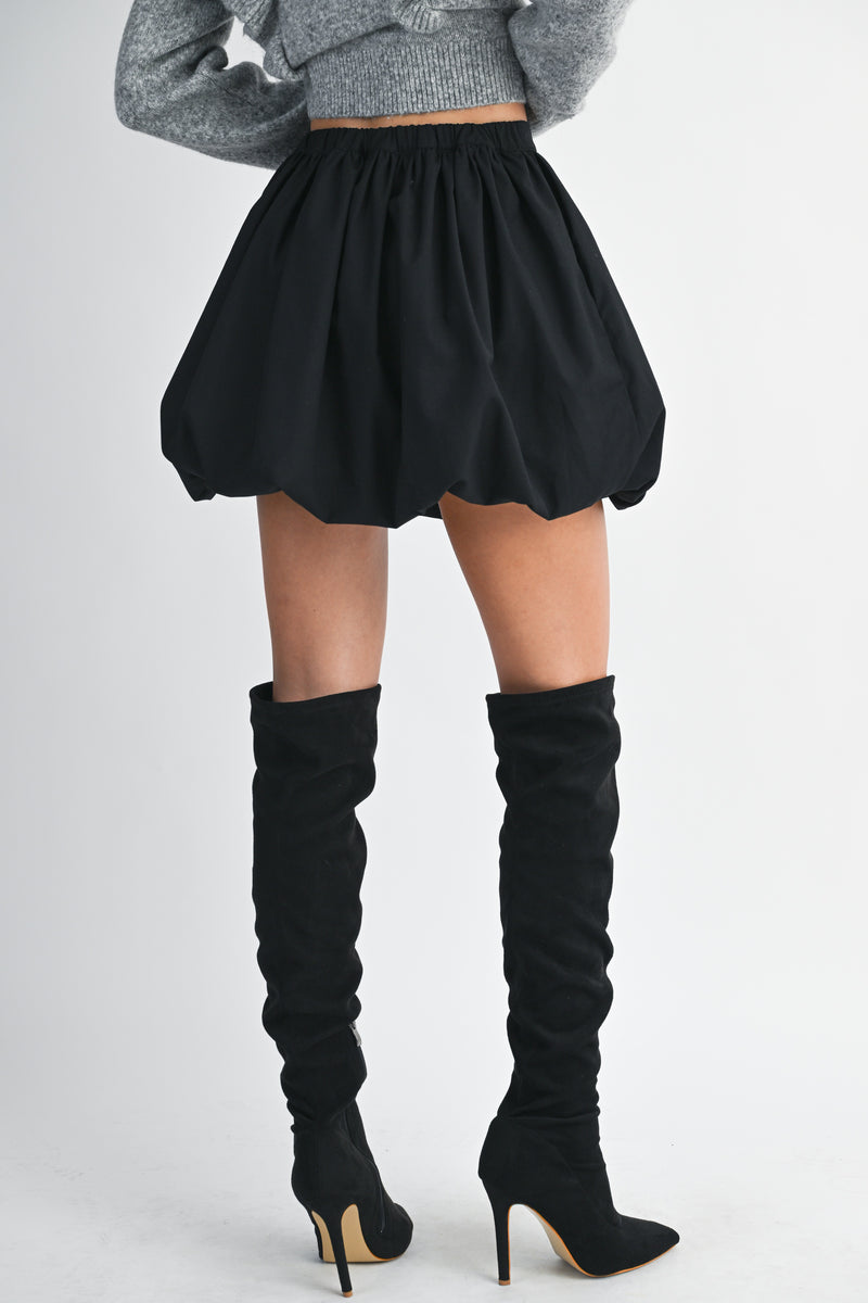 FINJA BUBBLE HEM MINI SKIRT